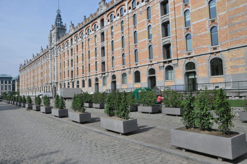 Tour & Taxis - plantenbakken