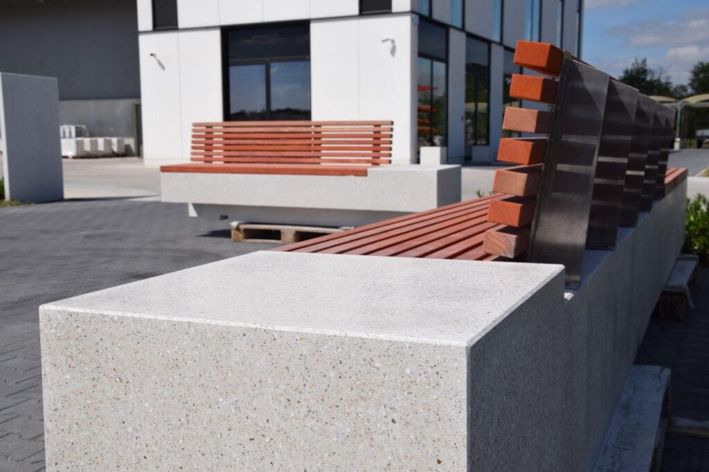 Toonmodel Zitbanken met zitting