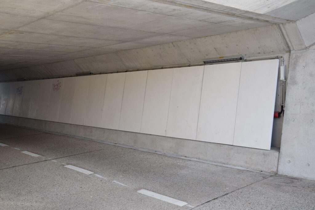 Fietstunnel - gevelpanelen