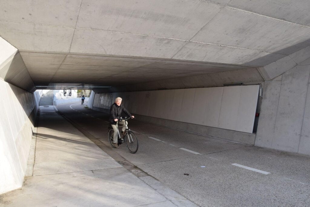 Fietstunnel - gevelpanelen