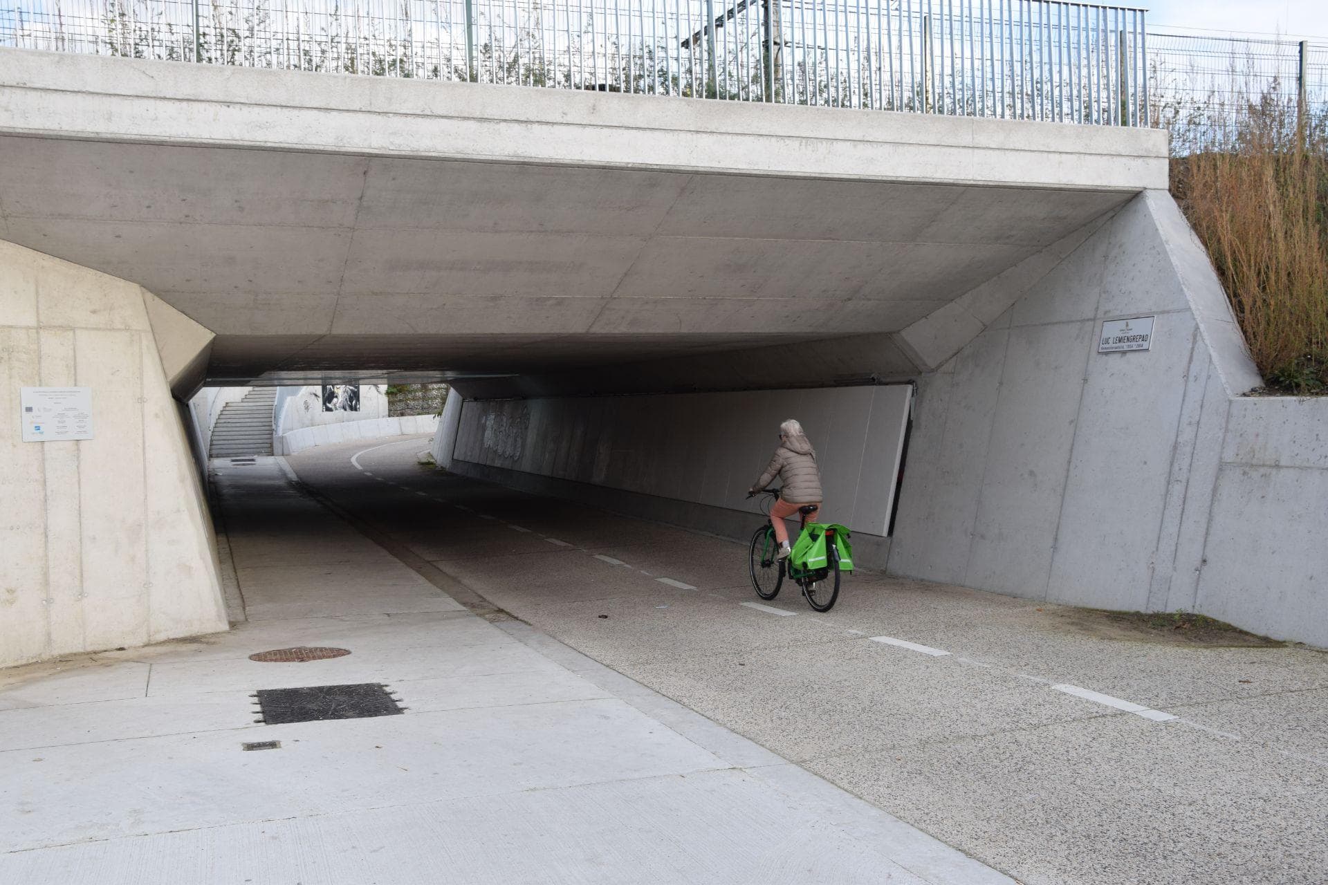 Fietstunnel - gevelpanelen