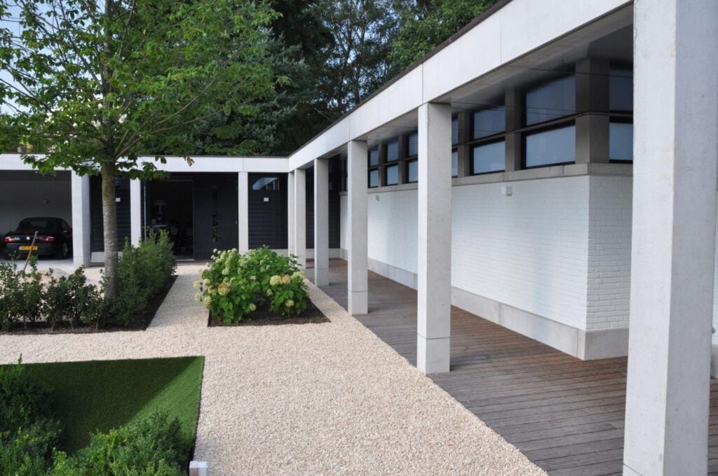 Architectonisch beton modern woonhuis