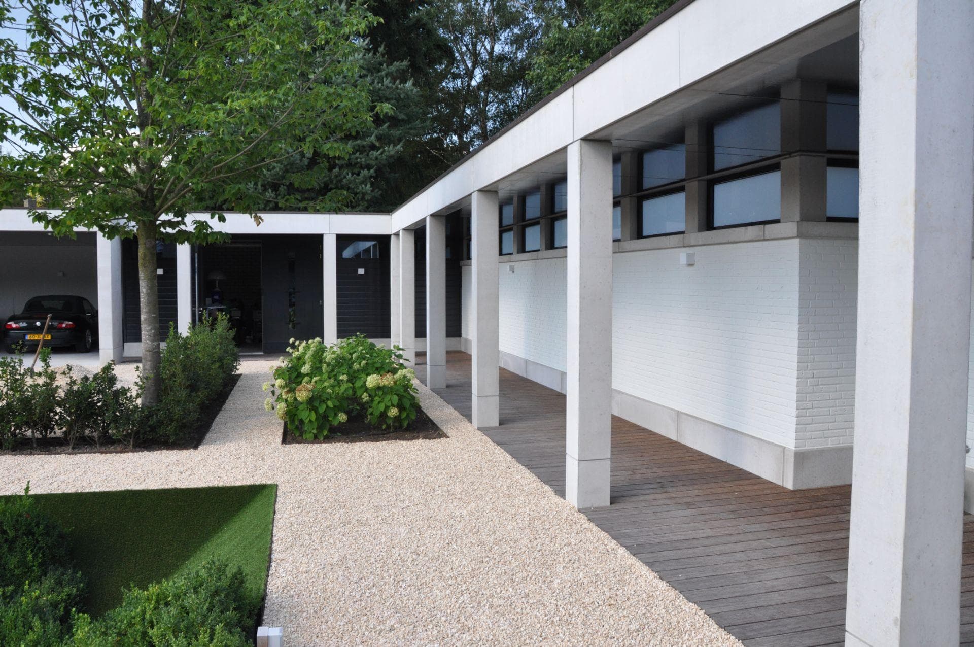 Architectonisch beton modern woonhuis