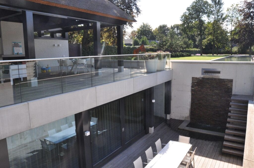 Architectonisch beton modern woonhuis