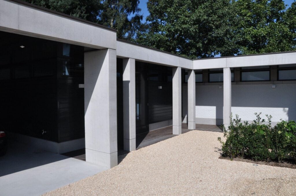 Architectonisch beton modern woonhuis