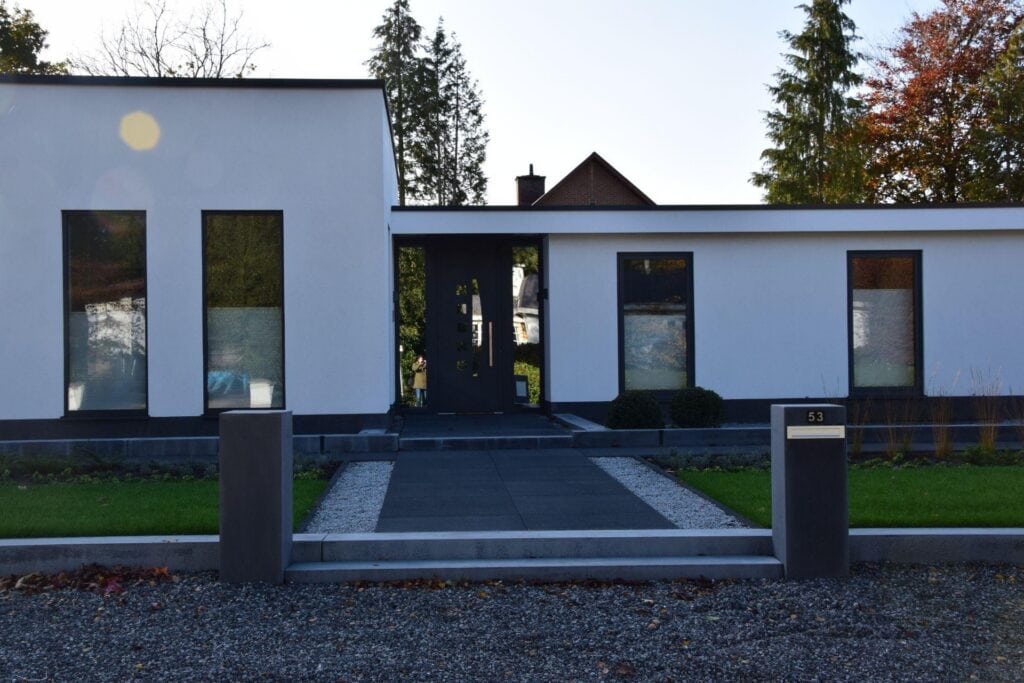 Tuinranden en traptrede