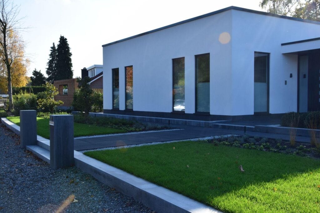 Tuinranden en traptrede