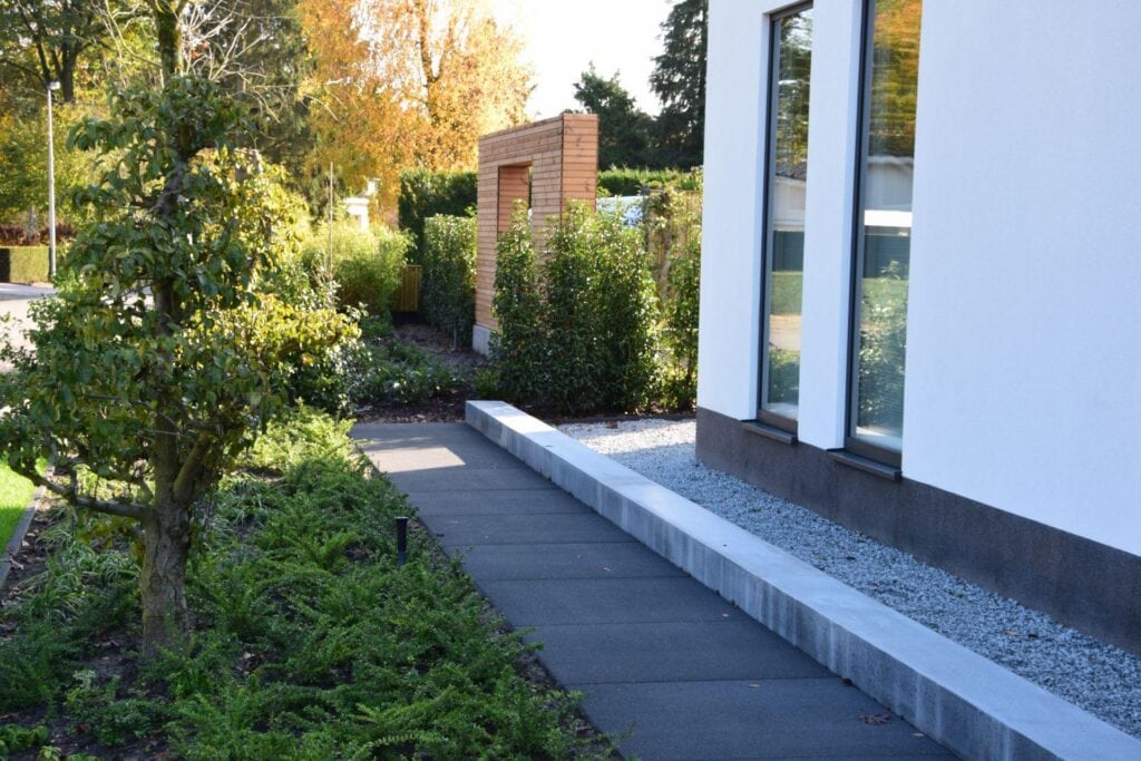 Tuinranden en traptrede