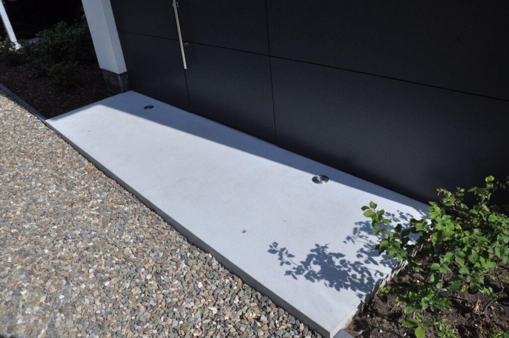 Tuintafel en vloerplaat op maat