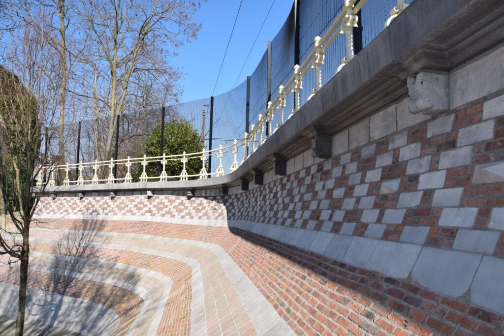 Renovatie steenglooiing - Infrabel