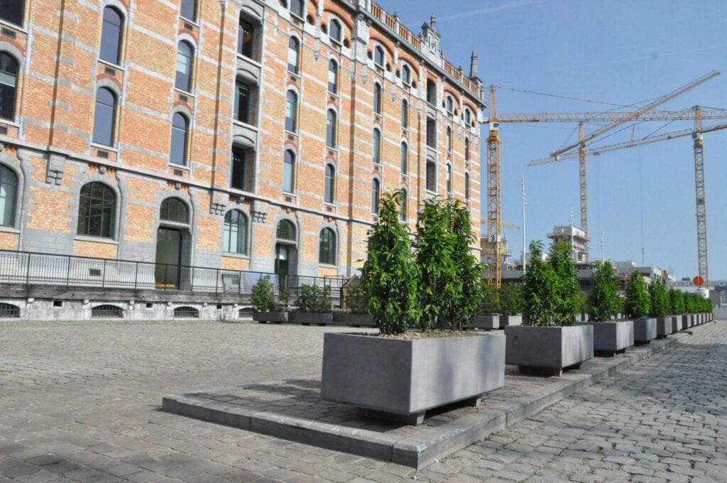 Tour & Taxis - plantenbakken