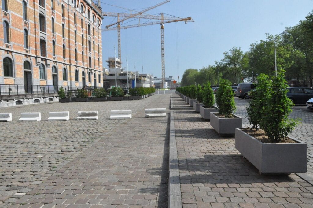 Tour & Taxis - plantenbakken