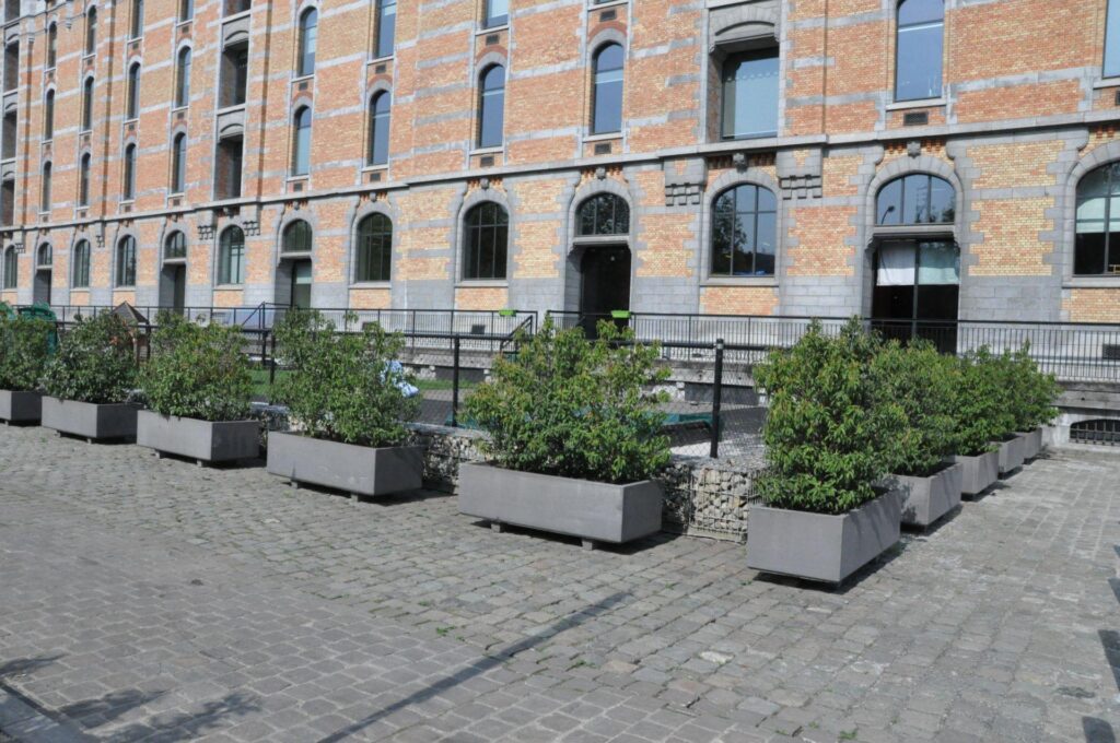 Tour & Taxis - plantenbakken