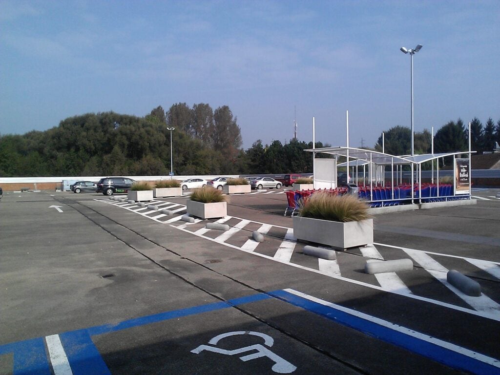 Ninovita Carrefour - plantenbakken
