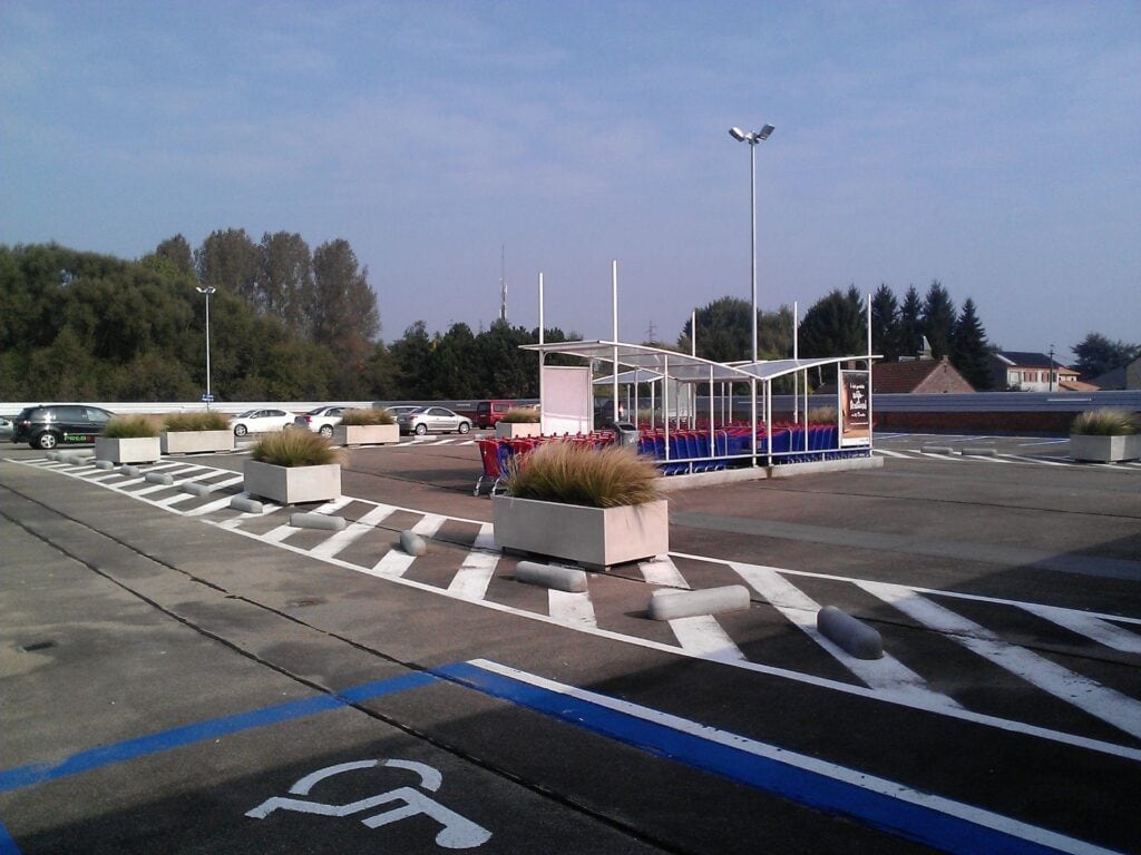 Ninovita Carrefour – plantenbakken