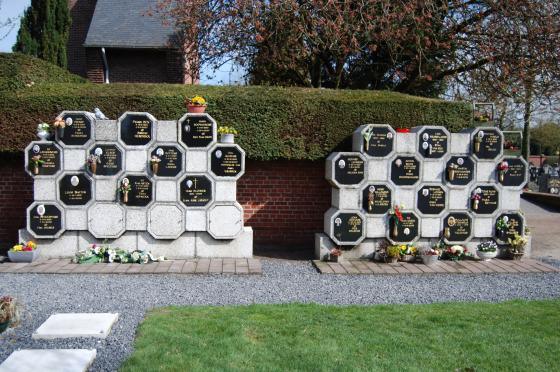 Begraafplaats – Columbariumnissen en urnekelders